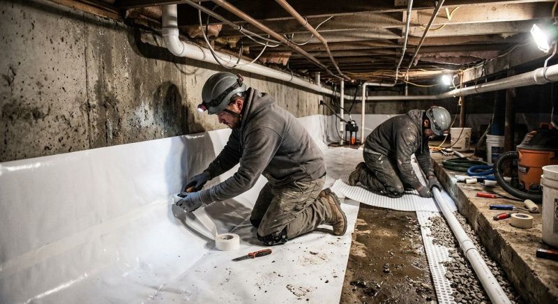 Wet Basement Solutions in Fredericksburg, VA