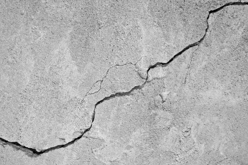 Foundation Cracks Visible